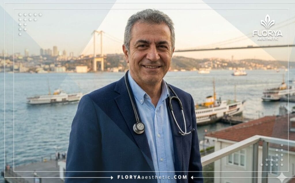 طبيب تجميل ودود يرحب بالمرضى في اسطنبول