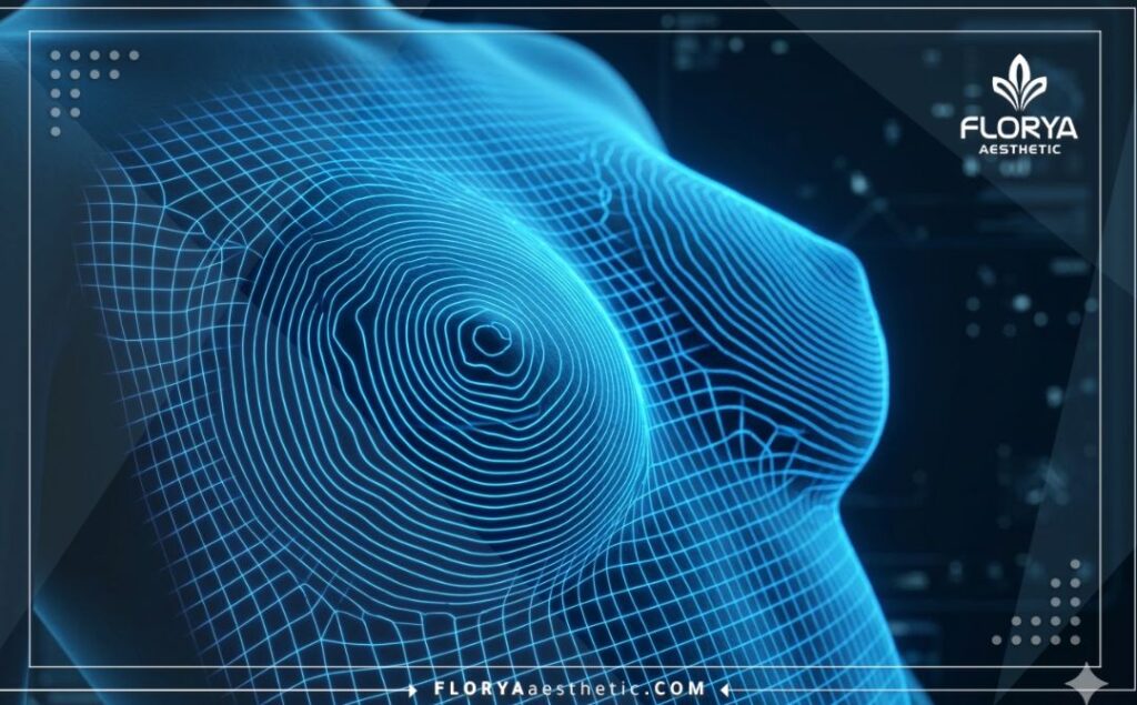 Цифровое 3D-сканирование для детального анатомического анализа перед операцией на груди.