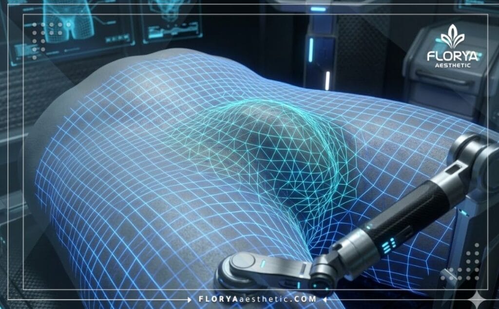 مسح ثلاثي الأبعاد يوضح دقة الإجراء التجميلي لمنطقة الحوض للرجال بتقنية حديثة