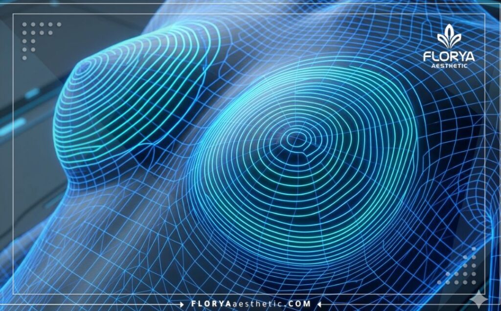 Modélisation 3D de précision et scan topographique de la zone thoracique pour la chirurgie esthétique