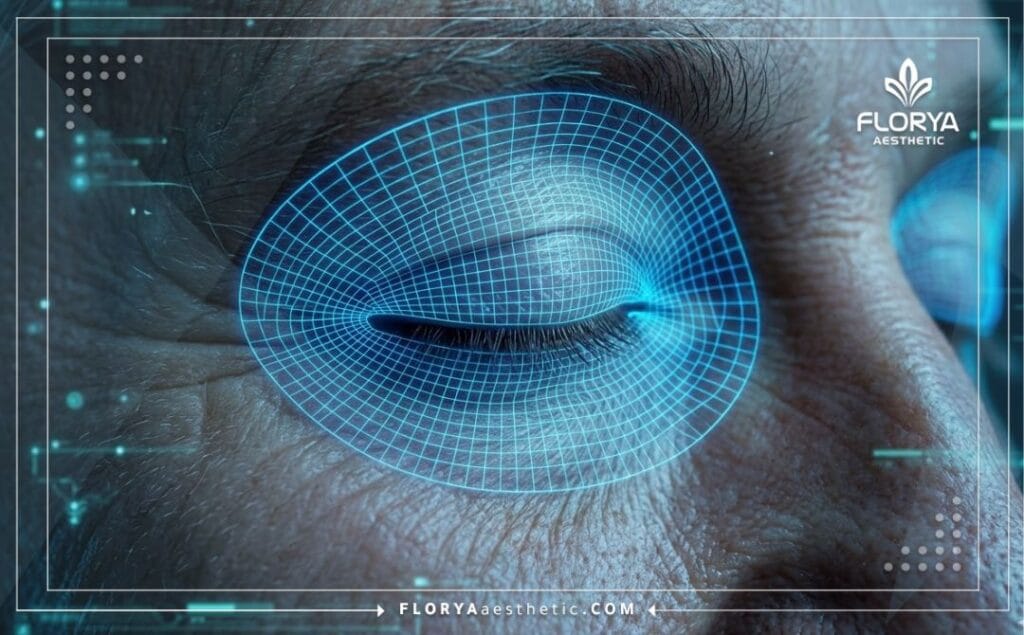 Modélisation 3D haute technologie de l'œil pour une précision médicale.