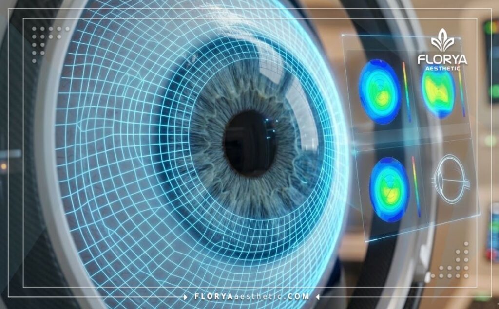Escaneo digital 3D de alta tecnología enfocado en la córnea del ojo