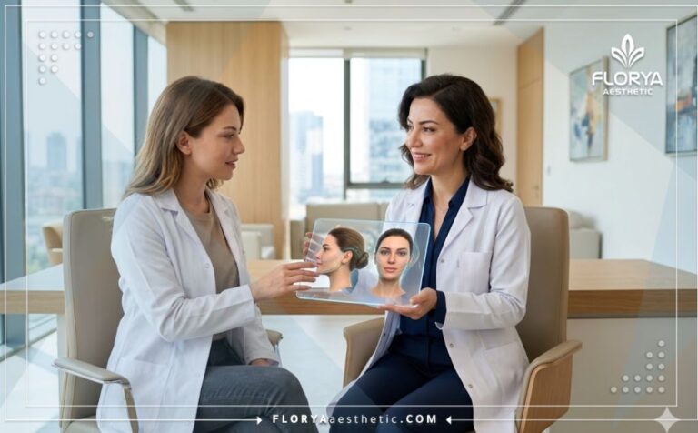 طبيب يشرح تقنية خيوط سويت الأمريكية في تركيا باستخدام التابلت الرقمي