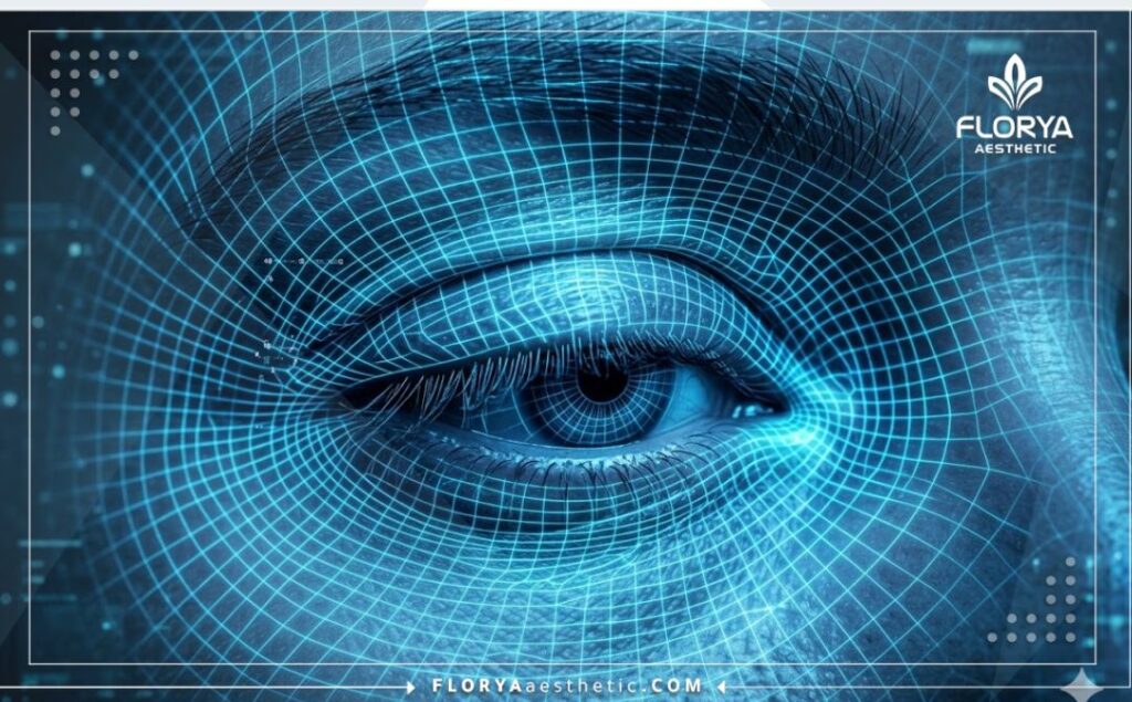 مسح رقمي ثلاثي الأبعاد لشبكية وقرنية العين يوضح دقة الفحص الطبي