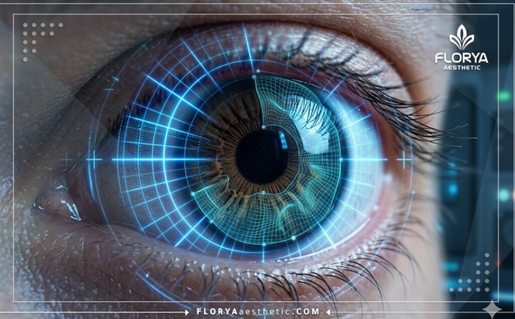 Макро сканирование поверхности глаза для точной имплантации линзы