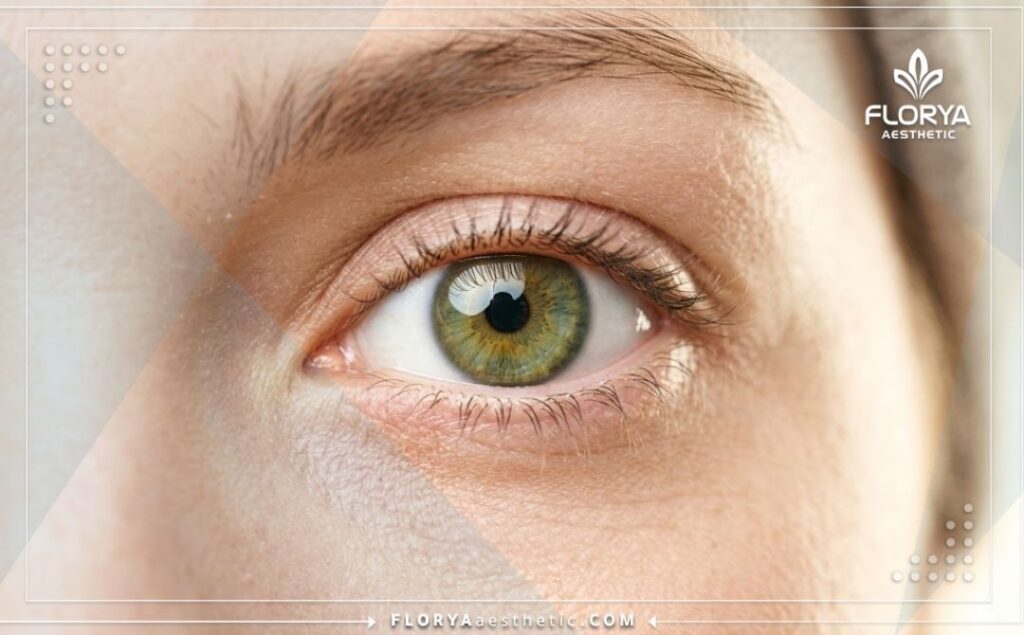 Cinematic close-up of a perfectly healthy eye reflecting successful vision treatment.