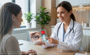 Врач обсуждает Стоимость ботокса вокруг глаз в Турции с помощью цифрового плана