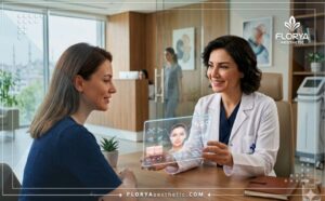 Médecin présentant les Injections de peptides de cuivre en Turquie sur une tablette.