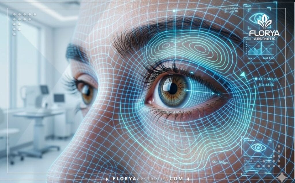 Цифровое 3D сканирование глаза для точной диагностики зрения.