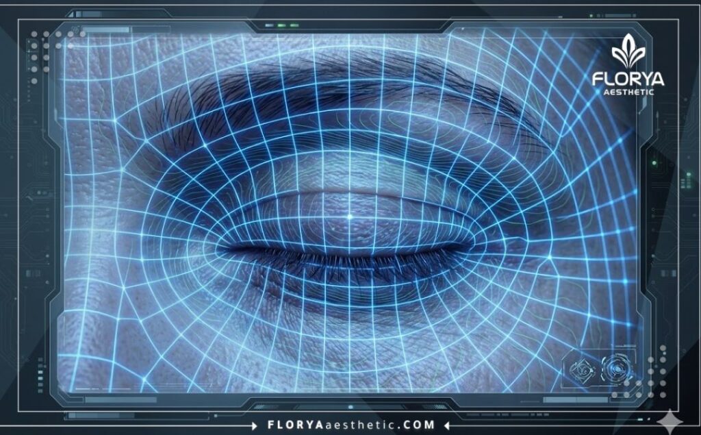 Numérisation 3D avancée de la surface oculaire mettant en évidence la précision médicale