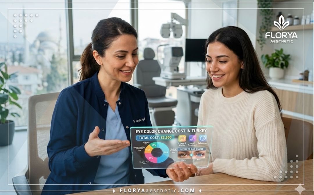 You are currently viewing تكلفة عملية تغيير لون العين في تركيا | 3 نصائح