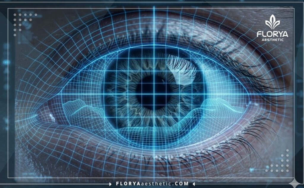 Высокотехнологичное 3D-сканирование радужной оболочки для процедуры Изменение цвета глаз в Турции.