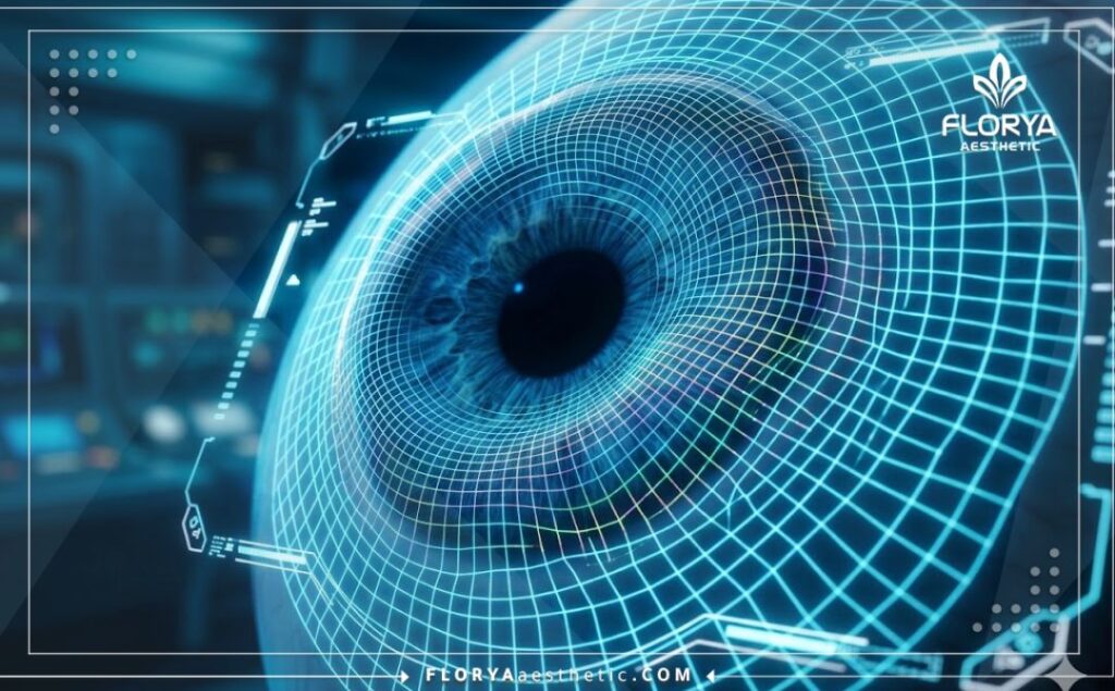 Scanner 3D détaillé de l'œil pour la chirurgie réfractive