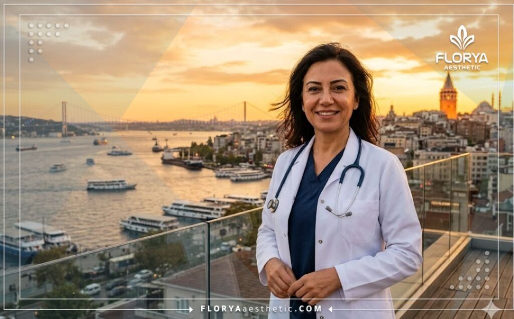 طبيب تجميل ودود يرحب بالمرضى في إسطنبول بالقرب من جسر البوسفور
