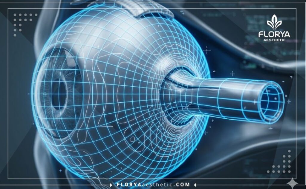 Высокотехнологичное 3D-сканирование глаза для точного медицинского лечения.