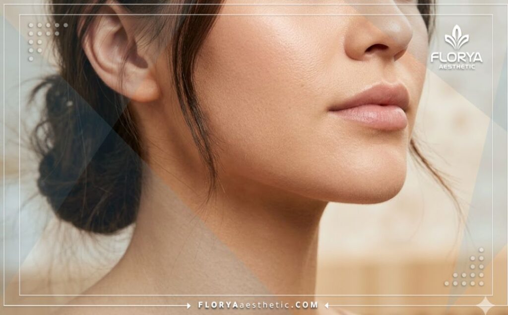 Идеальный эстетический результат после филлеров в область челюсти