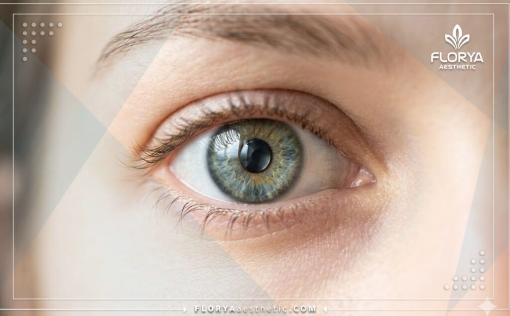 Primer plano cinematográfico que destaca el resultado perfecto y natural de la visión corregida.