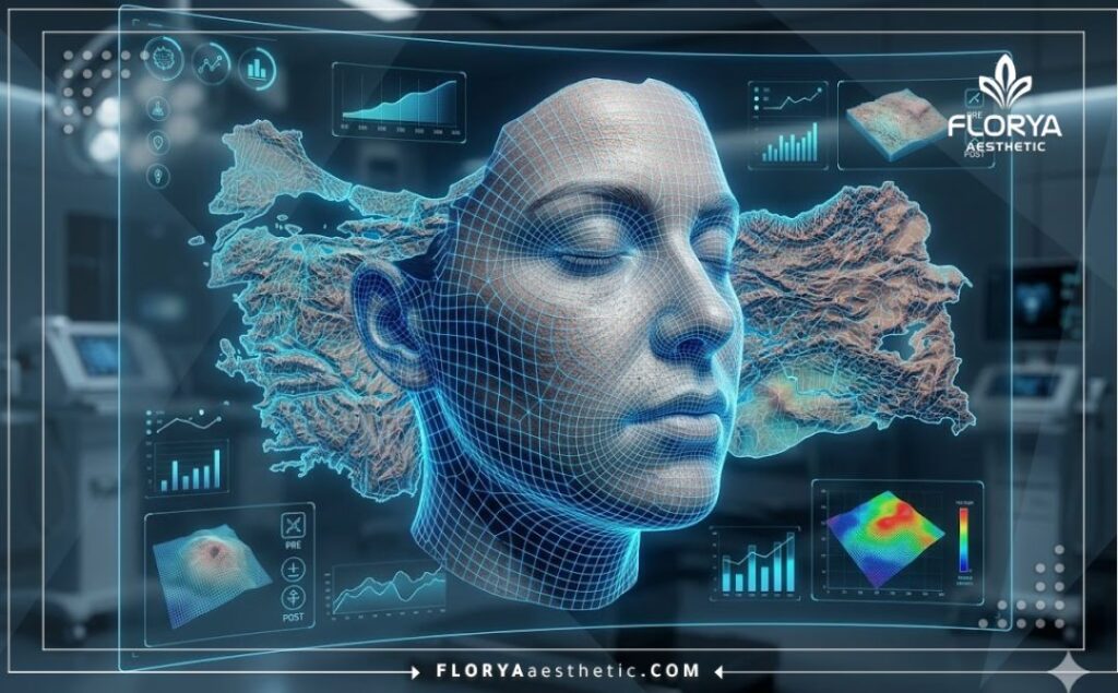 Escaneo digital 3D de la superficie facial para tratamiento estético
