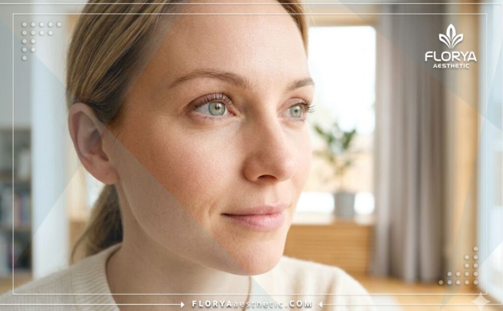 Perfect healthy eye and clear vision result