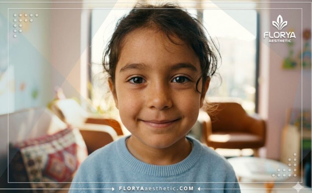 Primer plano de un ojo sano que muestra el resultado perfecto del tratamiento