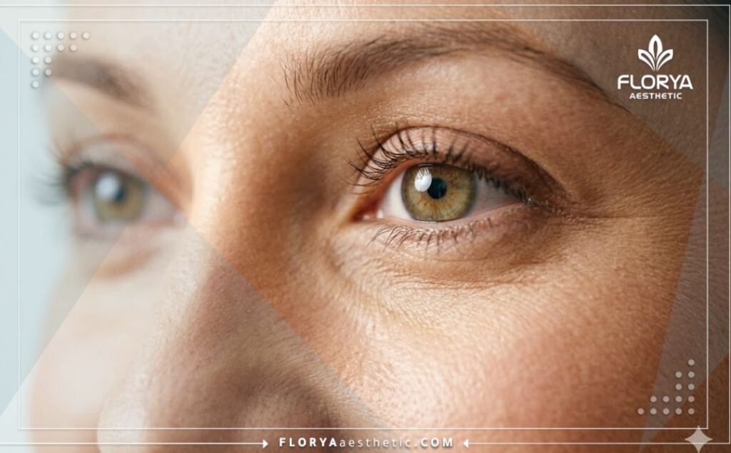 Perfectly clear and aesthetic eye showing a successful refractive outcome