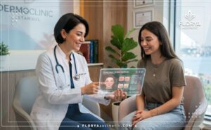 Médecin planifiant le Laser Vbeam pour les varicosités en Turquie