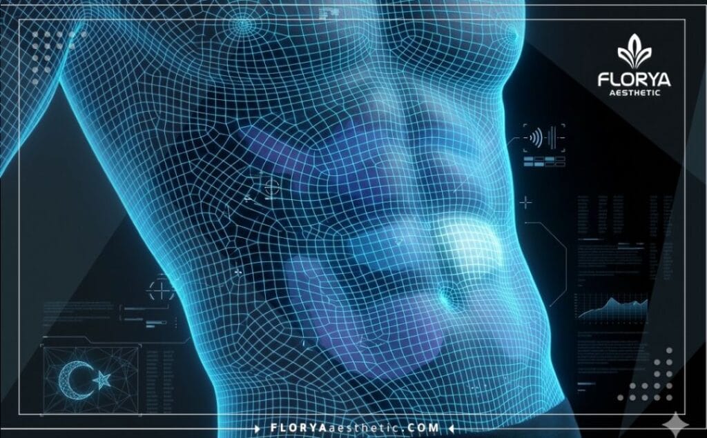 Высокотехнологичное 3D-сканирование для точного планирования контуров тела.