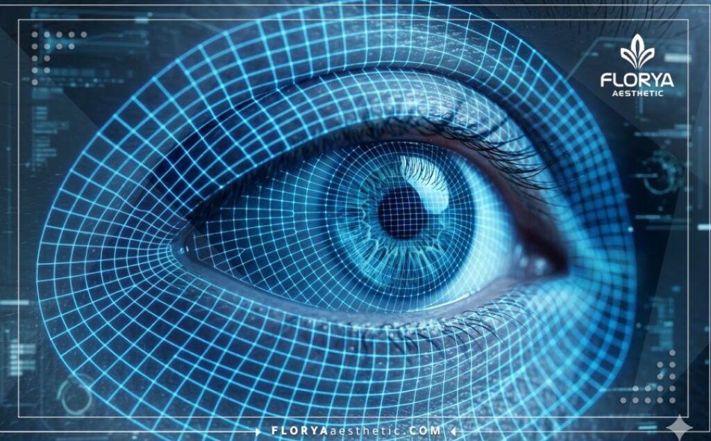 فحص ثلاثي الأبعاد دقيق لسطح العين يوضح تقنية الليزر المتطورة