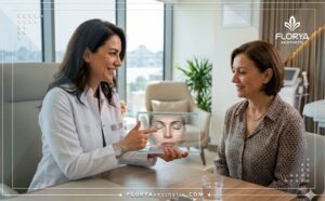 طبيب محترف يشرح خطة شد الوجه في تركيا باستخدام تقنية رقمية حديثة للمريض