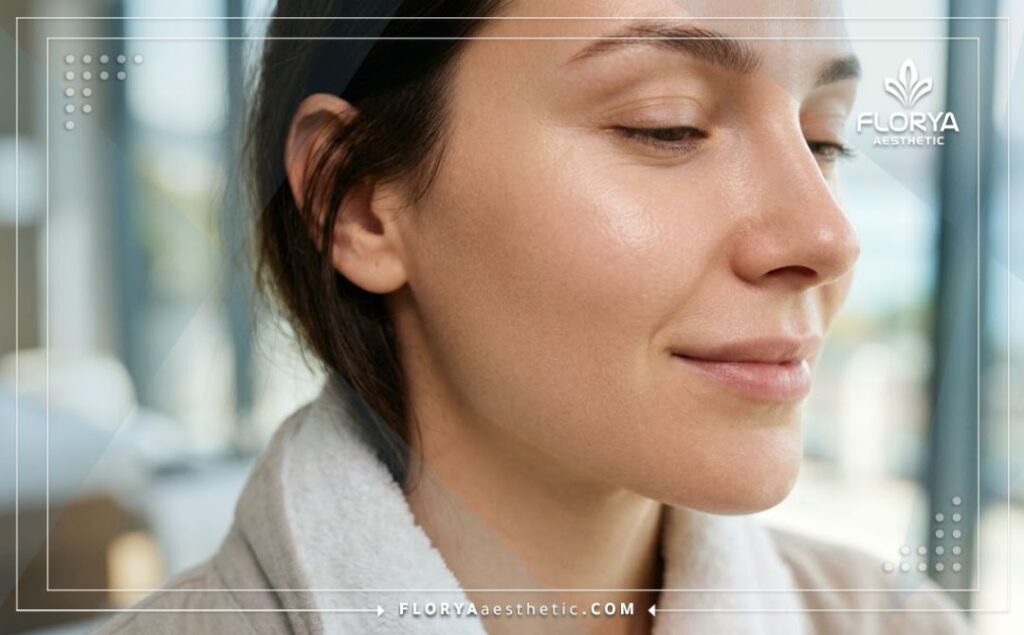 Flawless, glowing skin showcasing the perfect aesthetic result of the facial procedure
