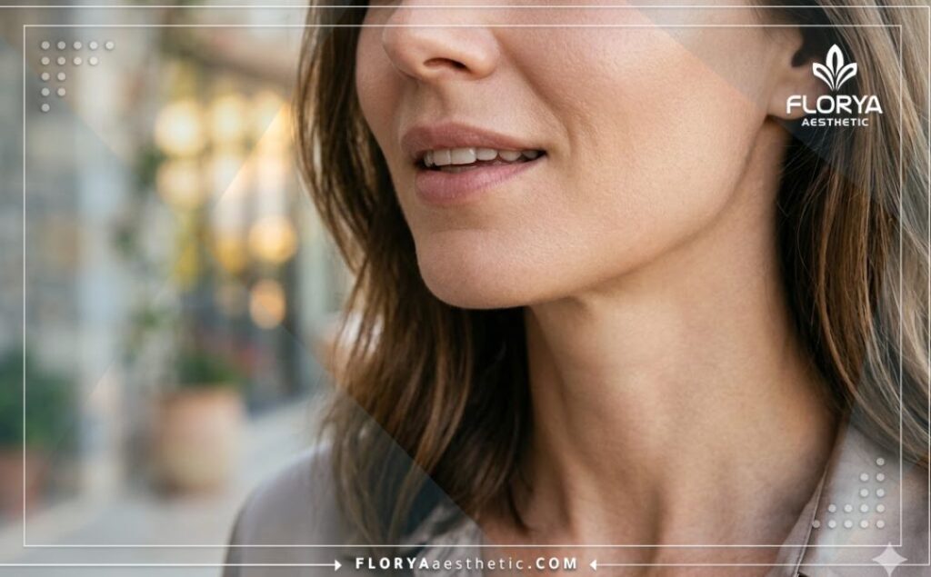 Perfectly healed throat area symbolizing a successful dysphonia recovery.