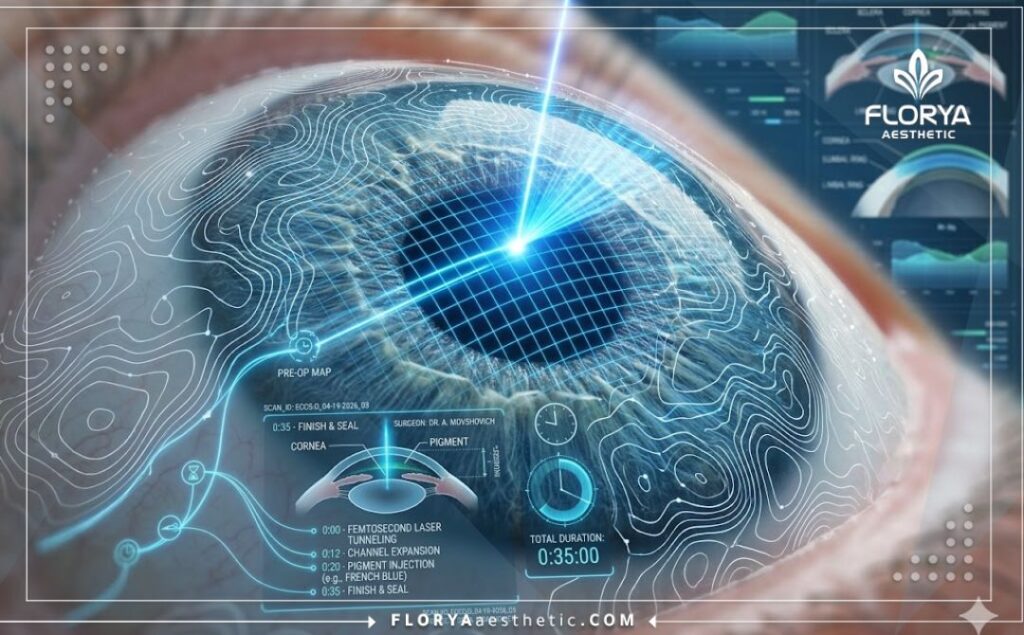 Высокотехнологичное 3D-макросканирование глаза и радужки.