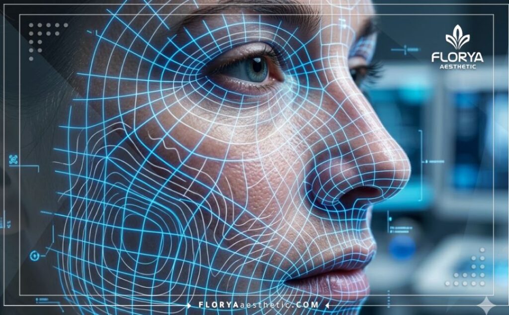 Escaneo digital 3D de alta tecnología enfocado en la anatomía facial.
