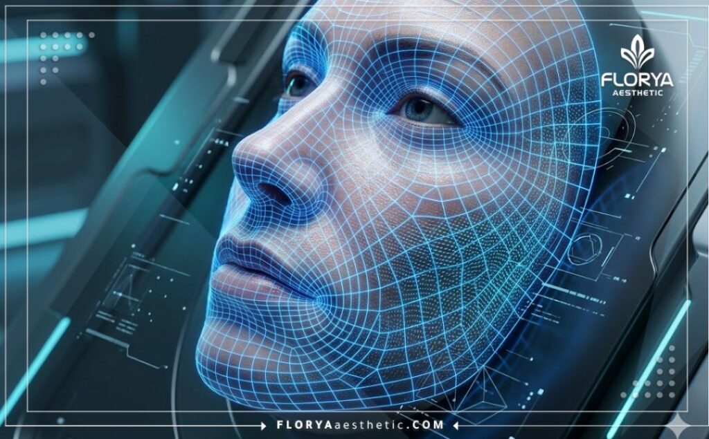 مسح ثلاثي الأبعاد دقيق لملامح الوجه استعداداً لعملية التجميل
