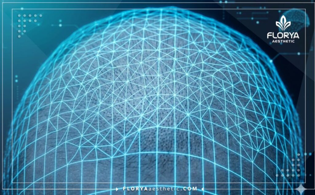 Scanner 3D de précision de la peau et du cuir chevelu pour le traitement