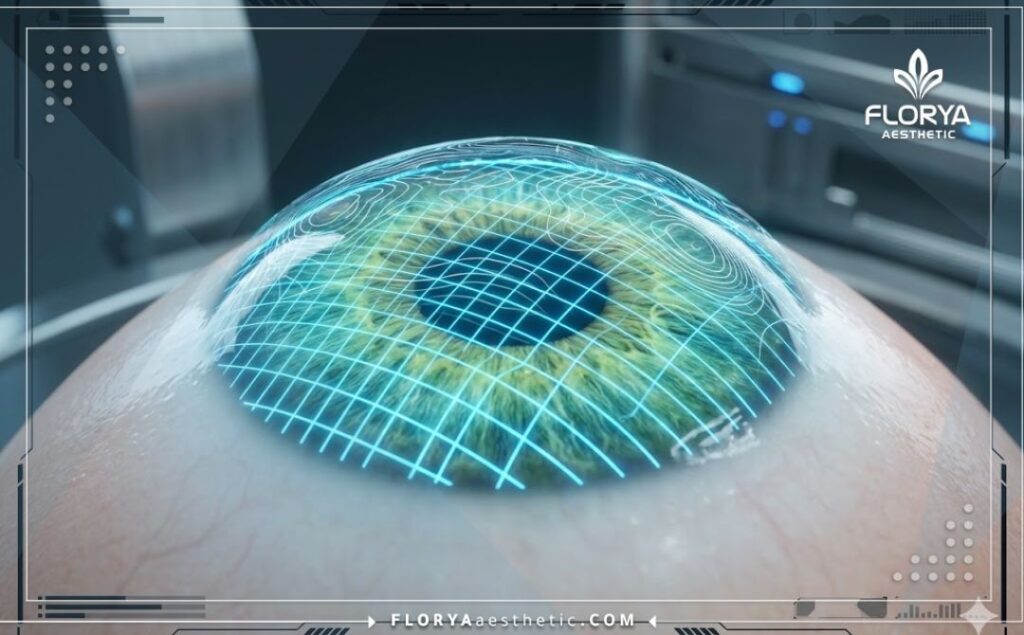 Высокотехнологичное 3D сканирование и макросъемка поверхности роговицы глаза.