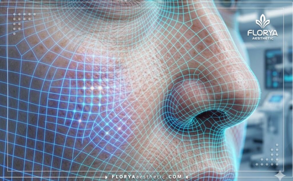 Macro 3D surface scan of facial skin targeting pigmentation