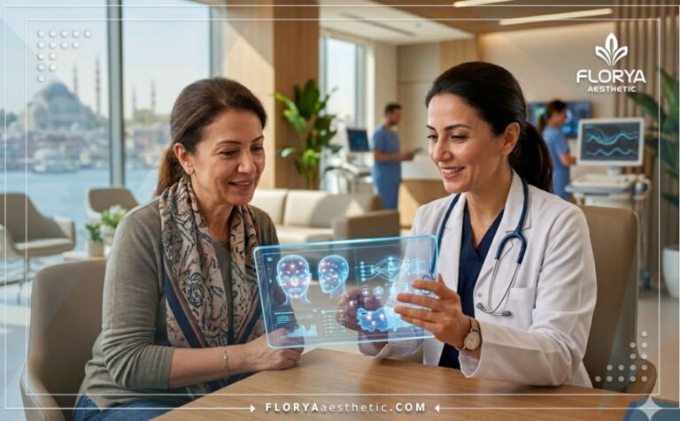 طبيب متخصص يعرض خطة حقن النانو-بيبتيد لإعادة البناء في تركيا باستخدام تقنية حديثة