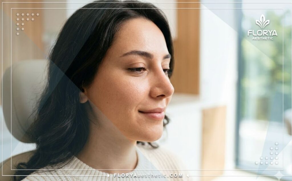 النتيجة المثالية والجمالية لتناسق الوجه بعد عملية الأنف