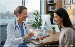 طبيب محترف يستخدم تقنية التخطيط الرقمي من أجل جراحة تجميل الأنف في تركيا