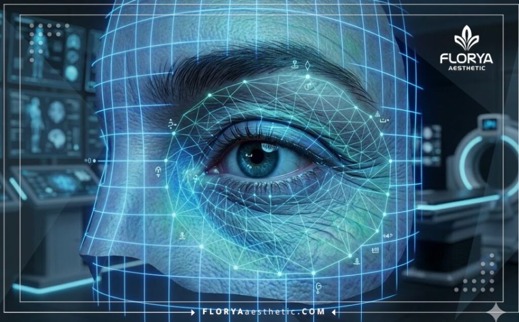 High-tech 3D macro scan of the periorbital area for precision