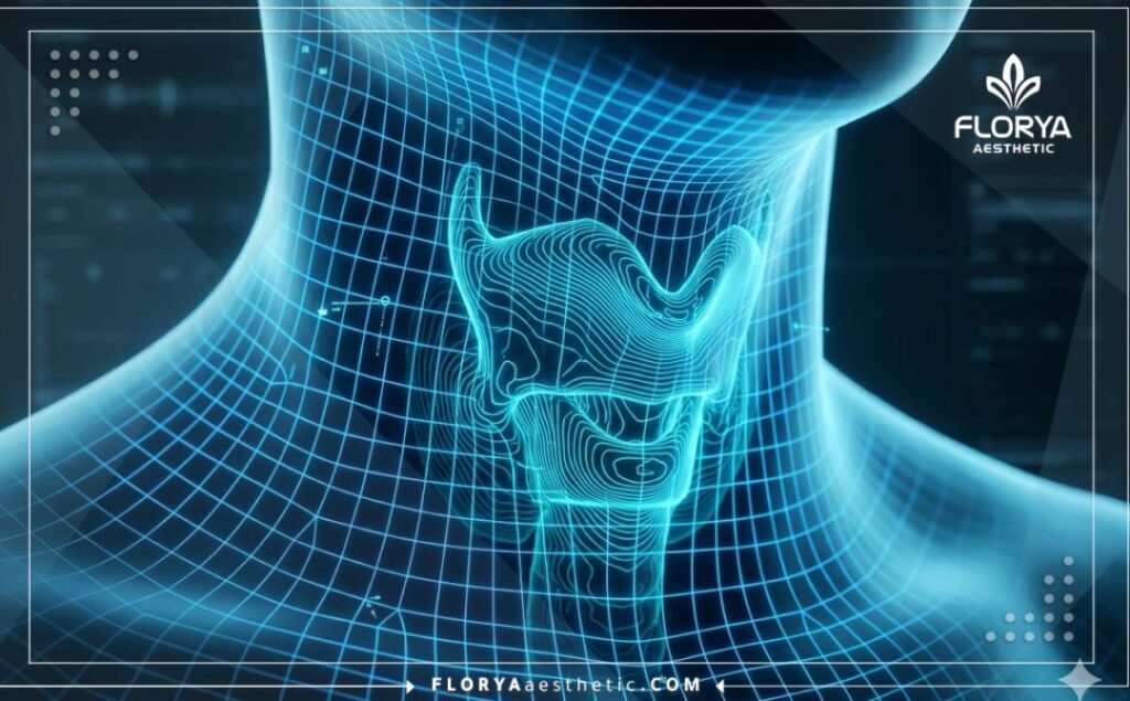 فحص رقمي ثلاثي الأبعاد دقيق لمنطقة الحنجرة والحبال الصوتية