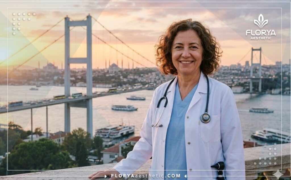 طبيب مبتسم يرحب بالمرضى في اسطنبول لإجراء جراحات تجميل الصوت