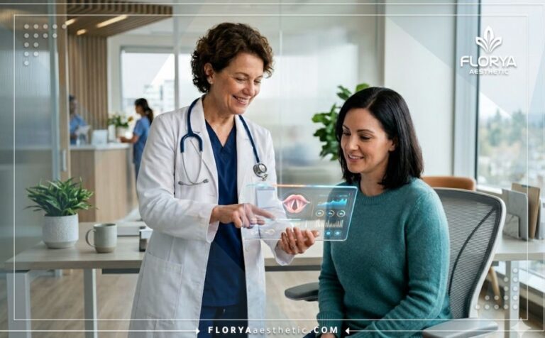 طبيب يشرح نصائح بعد عملية تجميل الصوت باستخدام تقنية لوحية حديثة