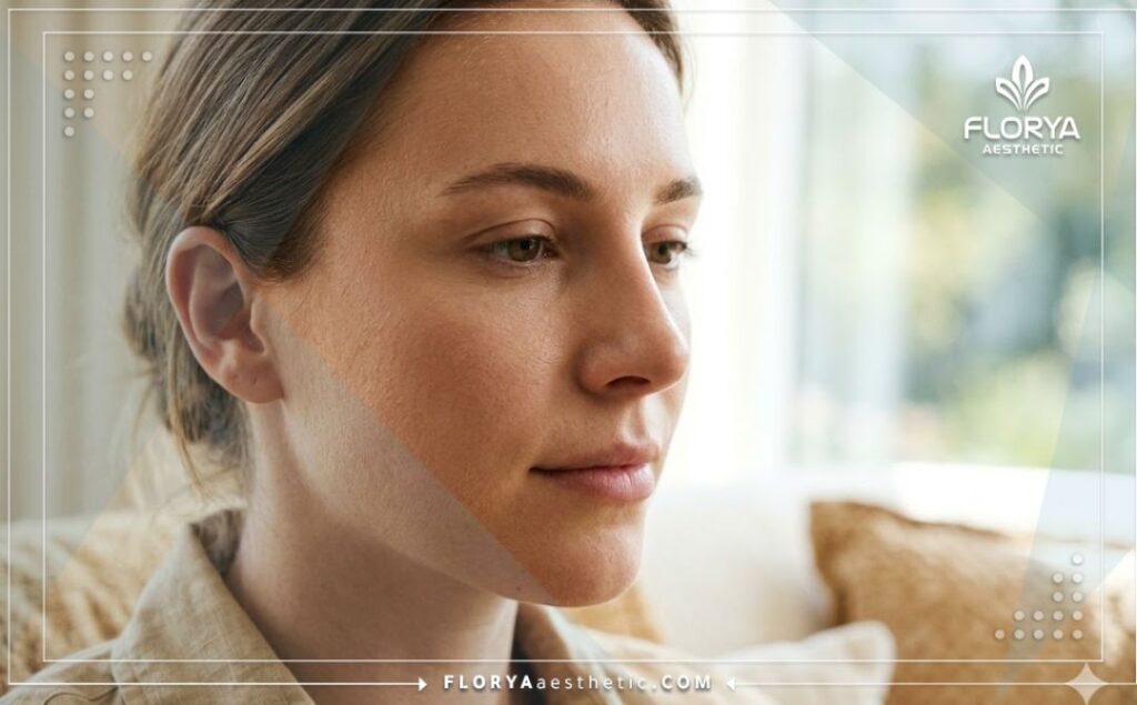 Flawless and natural-looking sculpted nose showing the perfect surgical result