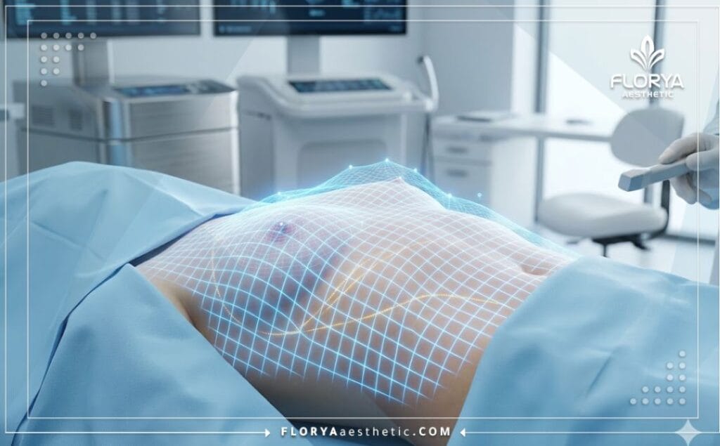 مسح رقمي ثلاثي الأبعاد لمنطقة الصدر يوضح دقة الإجراء التجميلي