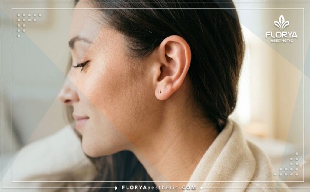 نتيجة مثالية وطبيعية لعملية تجميل الأذن تبرز جمال التناسق والتفاصيل.