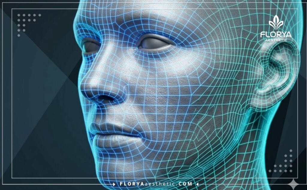 Analyse numérique 3D précise de l'anatomie faciale.