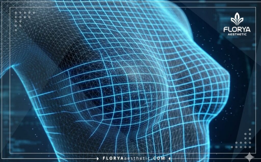 Высокотехнологичное 3D сканирование грудной области для пересадки жира.