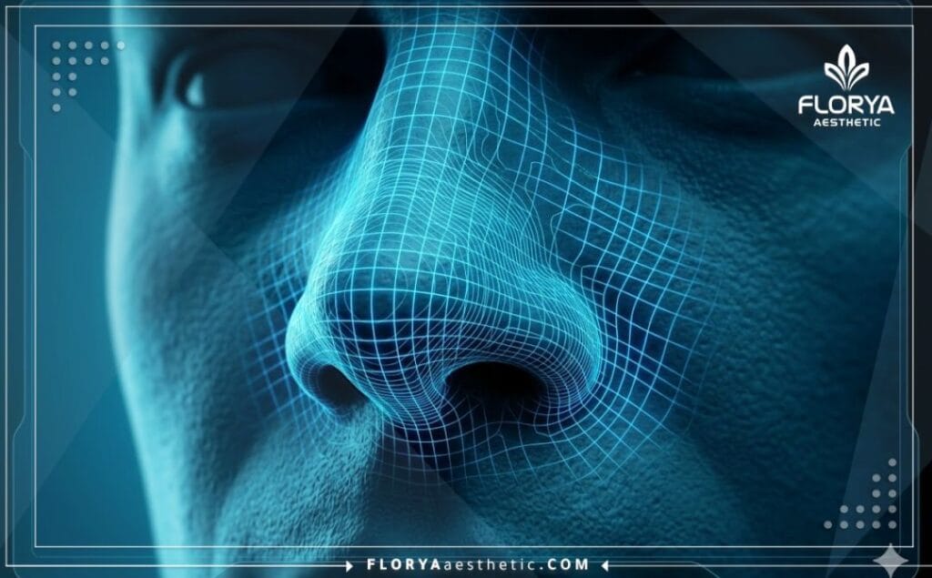 High-tech digital 3D mesh scanning of the male facial and nasal anatomy